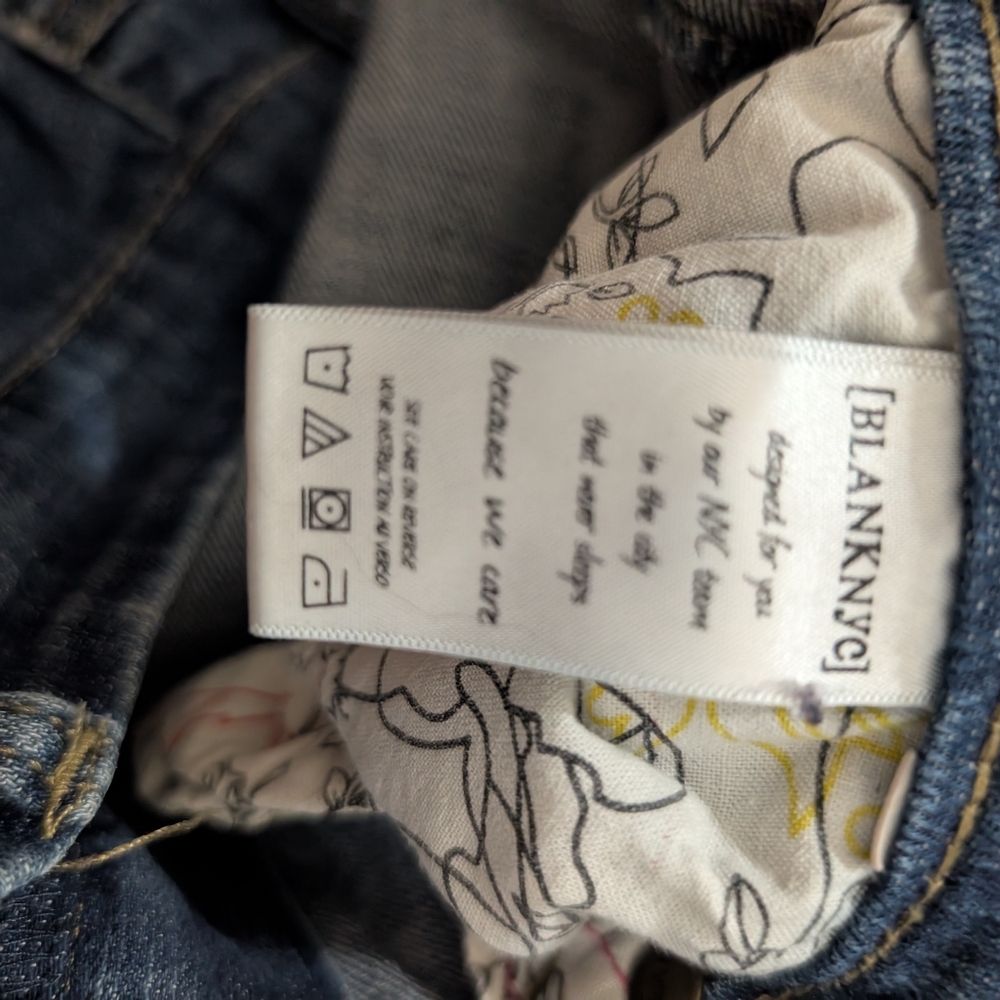 BlankNYC Dark Wash Mid Rise Skinny Jeans, Size 29 - Picture 8 of 9